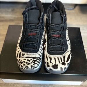 Jordan Air 11 Retro Black and Red Sneakers